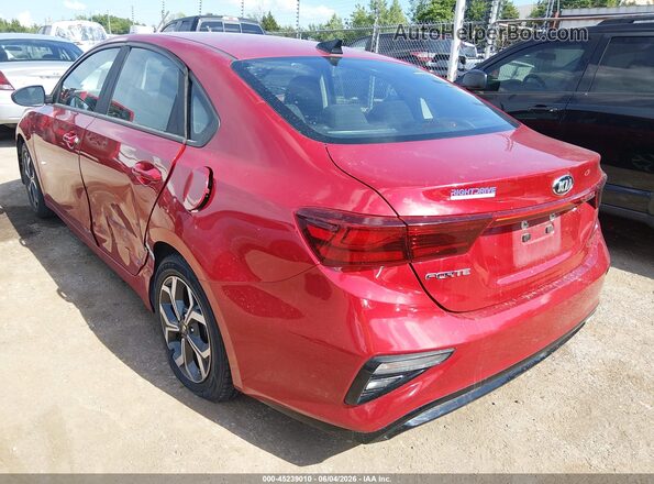 3KPF24AD5LE152140 2020 KIA FORTE Red Rear left