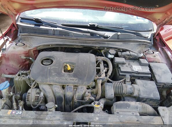 3KPF24AD5LE152140 2020 KIA FORTE Red Rear view