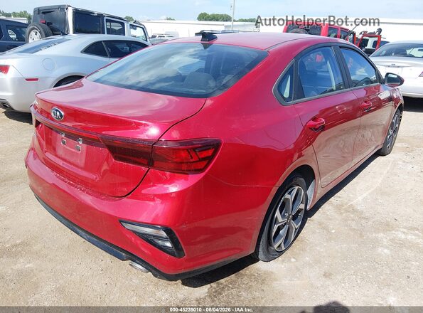 3KPF24AD5LE152140 2020 KIA FORTE Red Rear right