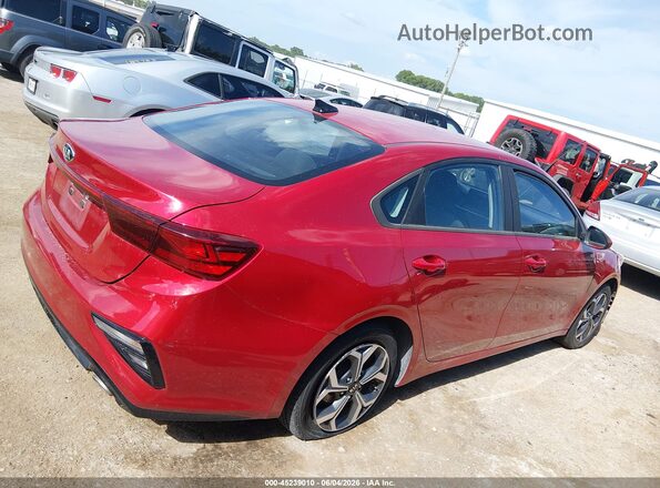 3KPF24AD5LE152140 2020 KIA FORTE Red Rear interior view