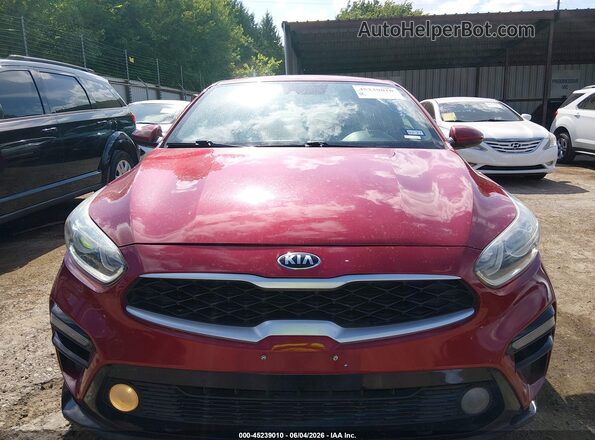 3KPF24AD5LE152140 2020 KIA FORTE Red Instrument cluster view