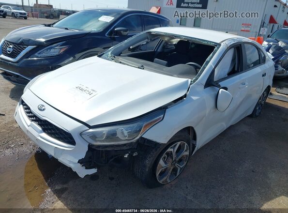 3KPF24AD5ME307402 2021 KIA FORTE Белый Передняя левая четверть