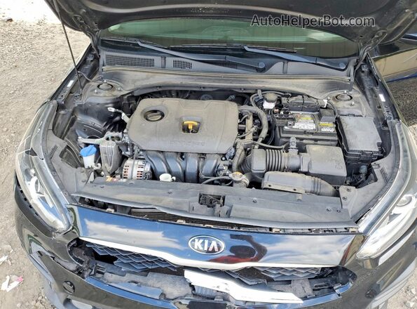 3KPF24AD5ME353876 2021 KIA FORTE Black უკანა სალონის ხედი