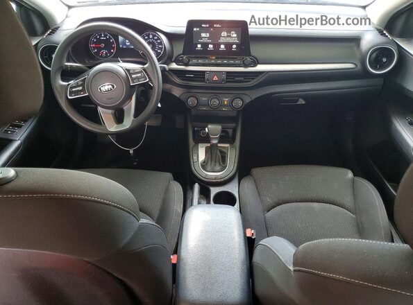 3KPF24AD5ME353876 2021 KIA FORTE Black წინა პანელის ხედი