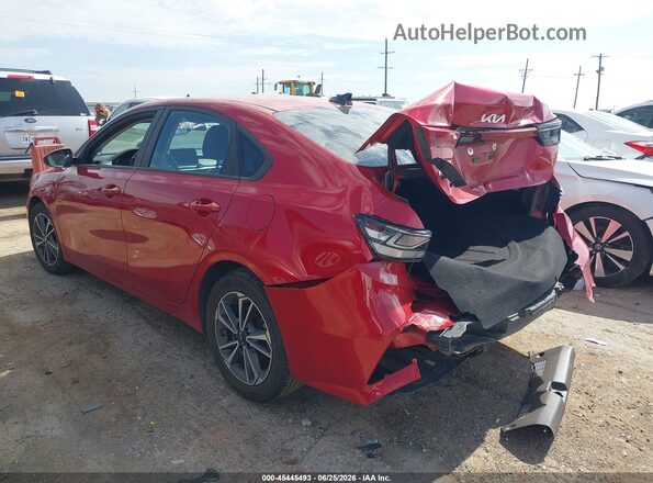 3KPF24AD5NE478006 2022 KIA FORTE Red Rear left