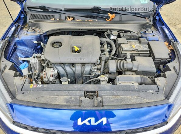 3KPF24AD5NE499745 2022 KIA FORTE Blue Widok wnętrza z tyłu