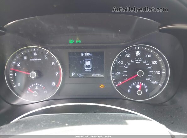 3KPF24AD6KE045886 2019 KIA FORTE Blue Вид задніх сидінь