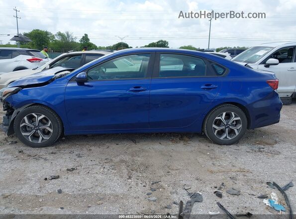 3KPF24AD6KE045886 2019 KIA FORTE Blue 