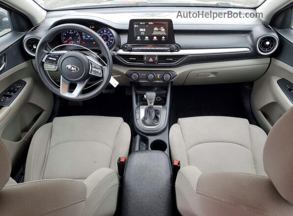 3KPF24AD6LE143690 2020 KIA FORTE Charcoal Widok deski rozdzielczej