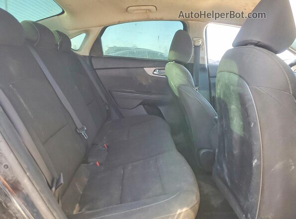 3KPF24AD6LE180447 2020 KIA FORTE Black უკანა სავარძლების ხედი