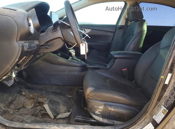 3KPF24AD6LE180447 2020 KIA FORTE Black წინა სალონის ხედი