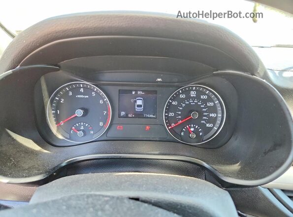 3KPF24AD6LE234104 2020 KIA FORTE White Vista del cuadro de instrumentos