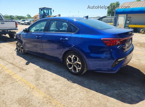 3KPF24AD6ME280498 2021 KIA FORTE Blue Rear left