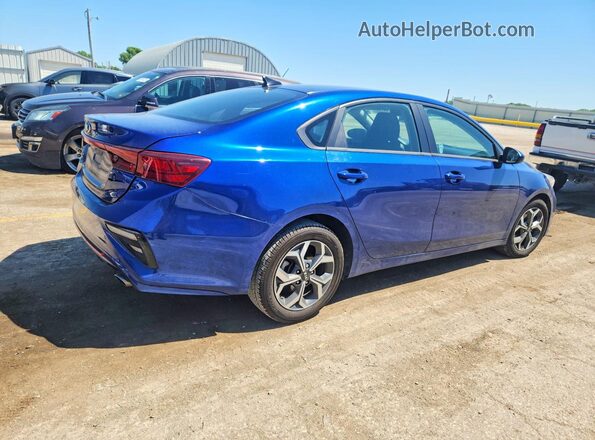 3KPF24AD6ME280498 2021 KIA FORTE Blue Rear right