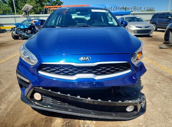 3KPF24AD6ME280498 2021 KIA FORTE Blue Front view