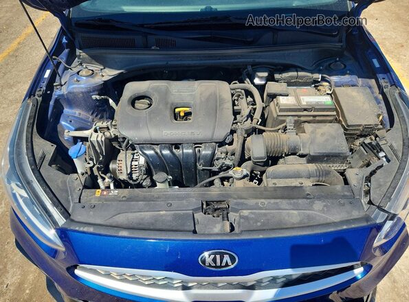 3KPF24AD6ME280498 2021 KIA FORTE Blue Rear interior view