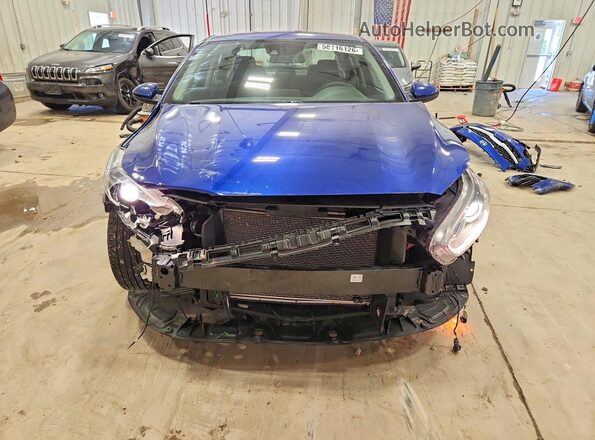 3KPF24AD6ME289234 2021 KIA FORTE Blue Front view