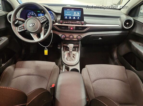 3KPF24AD6ME289234 2021 KIA FORTE Blue Dashboard view