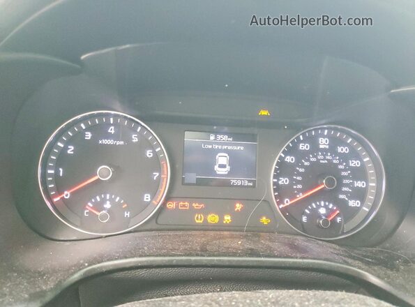 3KPF24AD6ME358956 2021 KIA FORTE Red Instrument cluster view