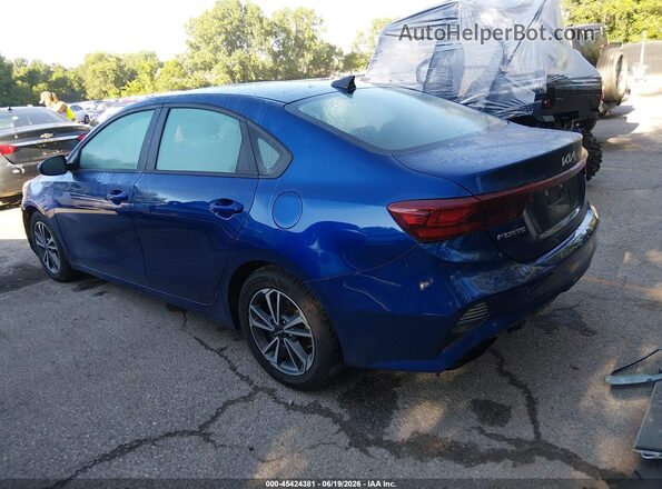 3KPF24AD6NE449243 2022 KIA FORTE Blue Задня ліва чверть