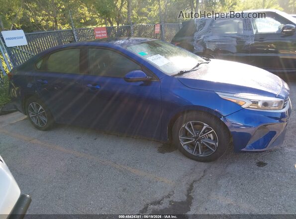3KPF24AD6NE449243 2022 KIA FORTE Blue Панорамний вид салону 360°
