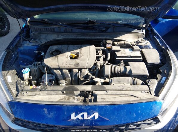 3KPF24AD6NE449243 2022 KIA FORTE Blue Вид ззаду