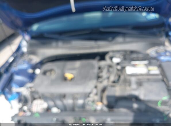 3KPF24AD6NE493503 2022 KIA FORTE Blue Rear view