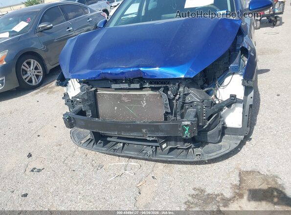3KPF24AD6NE493503 2022 KIA FORTE Blue Instrument cluster view