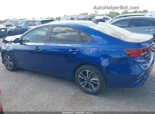 3KPF24AD6NE493503 2022 KIA FORTE Blue Rear left