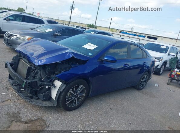 3KPF24AD6NE493503 2022 KIA FORTE Blue 360 interior view