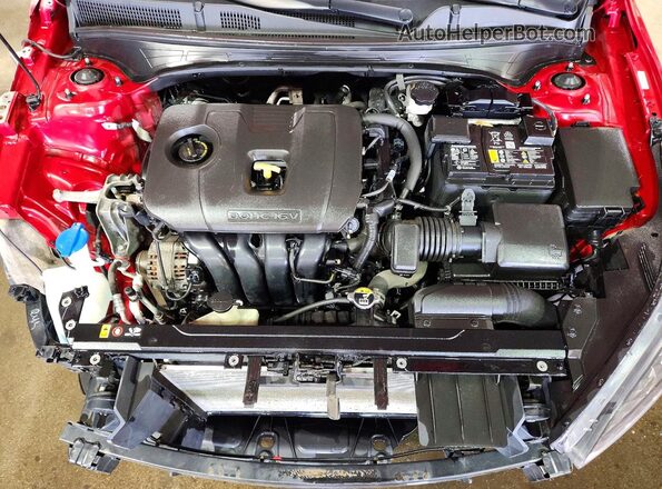 3KPF24AD6PE592101 2023 KIA FORTE Red Widok wnętrza z tyłu