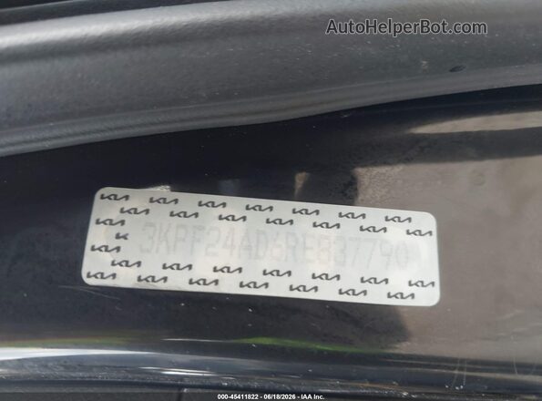 3KPF24AD6RE837790 2024 KIA FORTE Black Շարժիչի բաժամունքի տեսք