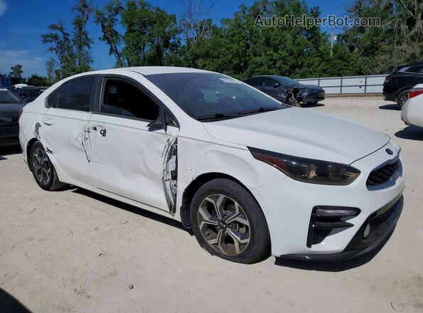 3KPF24AD7KE060932 2019 KIA FORTE White Delantero derecho