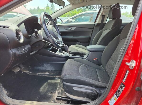 3KPF24AD7KE080680 2019 KIA FORTE Red Front interior view