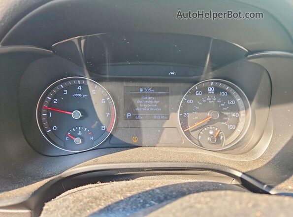 3KPF24AD7KE099729 2019 KIA FORTE White Սարքավորումների վահանակի տեսք