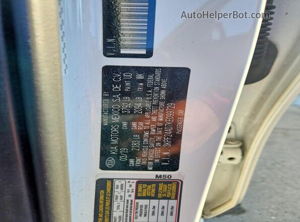 3KPF24AD7KE099729 2019 KIA FORTE White Շարժիչի բաժամունքի տեսք