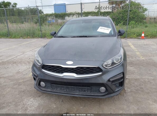 3KPF24AD7ME334939 2021 KIA FORTE Gray Widok z przodu