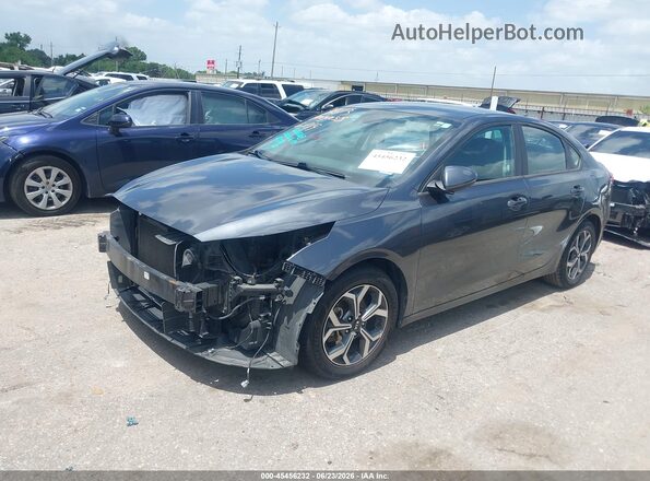 3KPF24AD7ME337758 2021 KIA FORTE Gray Front left