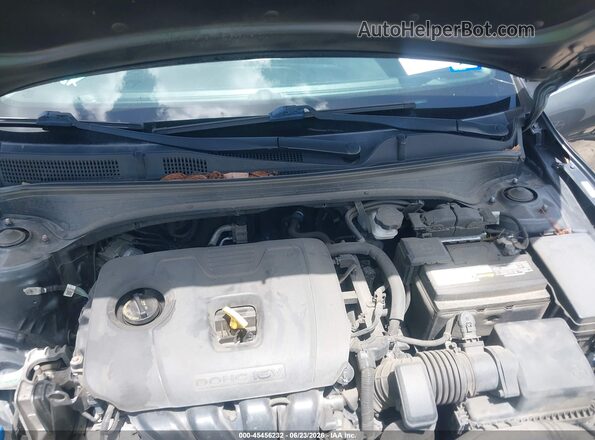 3KPF24AD7ME337758 2021 KIA FORTE Gray Rear view