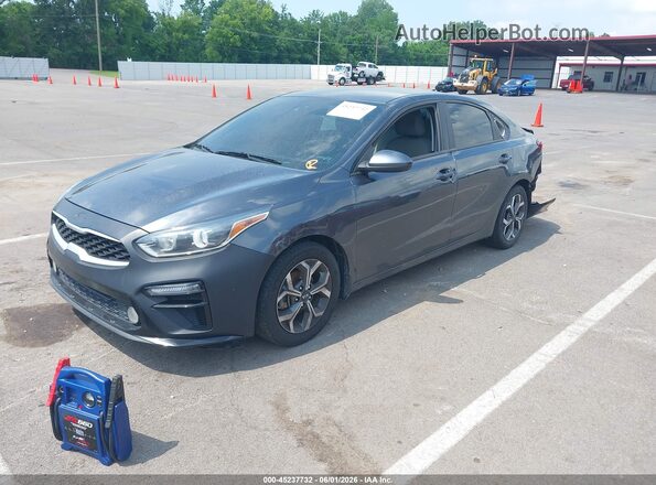 3KPF24AD7ME346573 2021 KIA FORTE Gray Передня ліва чверть