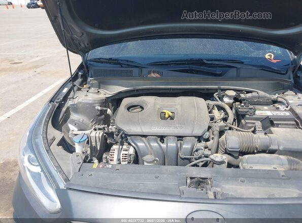 3KPF24AD7ME346573 2021 KIA FORTE Gray Вид ззаду