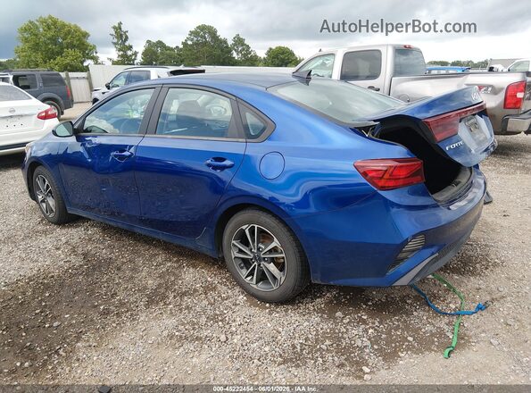 3KPF24AD7NE449770 2022 KIA FORTE Blue Задня ліва чверть
