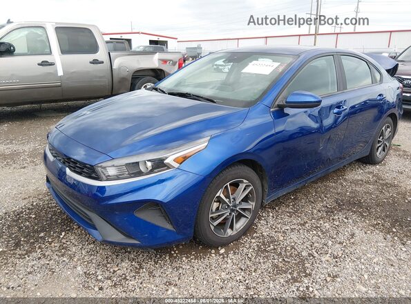 3KPF24AD7NE449770 2022 KIA FORTE Blue Передня ліва чверть