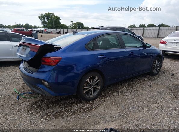 3KPF24AD7NE449770 2022 KIA FORTE Blue Задня права чверть