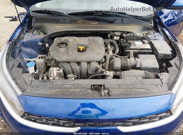 3KPF24AD7NE449770 2022 KIA FORTE Blue Вид ззаду