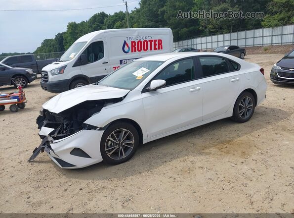 3KPF24AD7NE475978 2022 KIA FORTE White Առջևի ձախ երեք քառորդ տեսարան