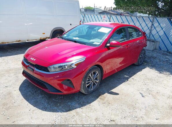 3KPF24AD7NE490111 2022 KIA FORTE Red Przód lewy