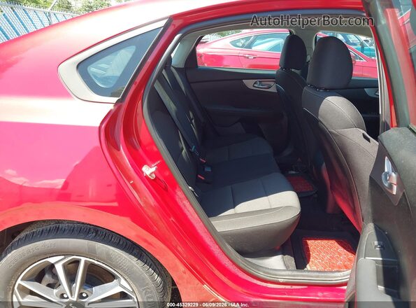 3KPF24AD7NE490111 2022 KIA FORTE Red Widok naklejki z numerem VIN