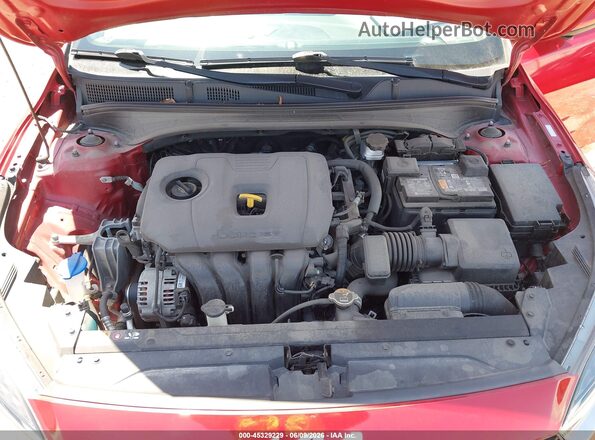 3KPF24AD7NE490111 2022 KIA FORTE Red Widok z tyłu