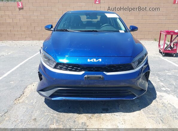 3KPF24AD7PE571371 2023 KIA FORTE Blue Вид щитка приладів